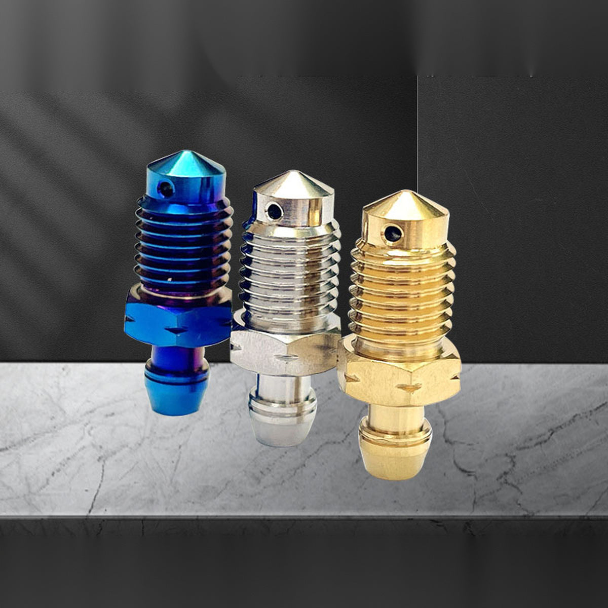 Titanium Alloy Exhaust Oil Drain Plug with Oil Hose Fitting