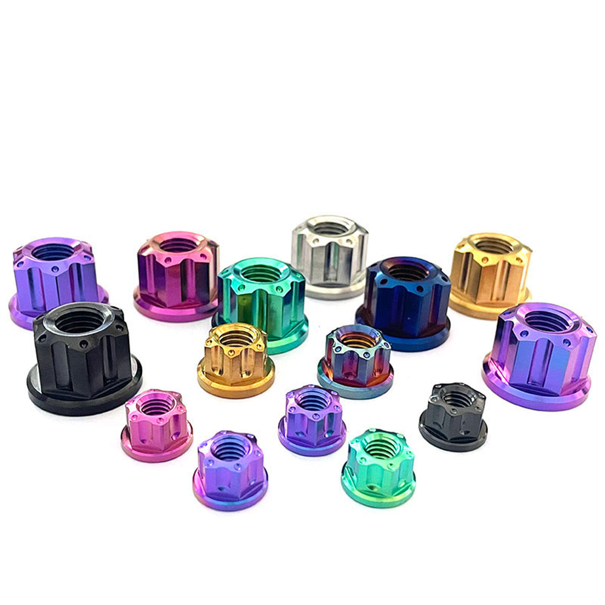Titanium Flange Serrated Nut M6/8/10/12/14/16/18/20