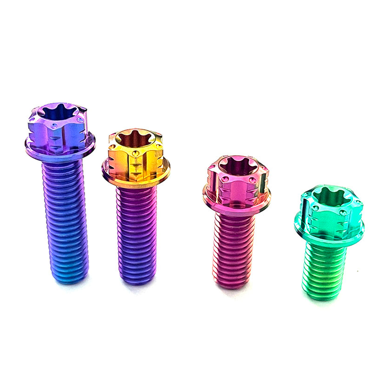 M6 Titanium Flange Head Bolt for Motorcycle Brake Caliper