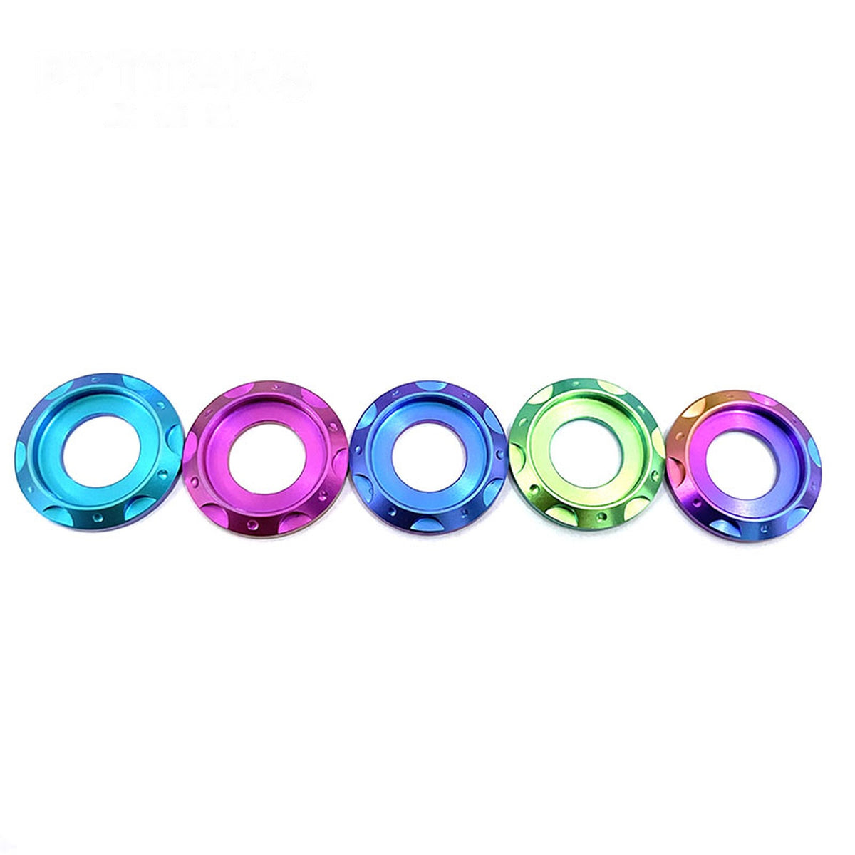 Titanium Alloy Fancy Step Washers, Screw Gaskets M6/M8/M10