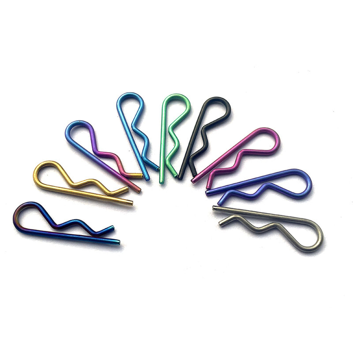 Titanium R-clip cotter pin