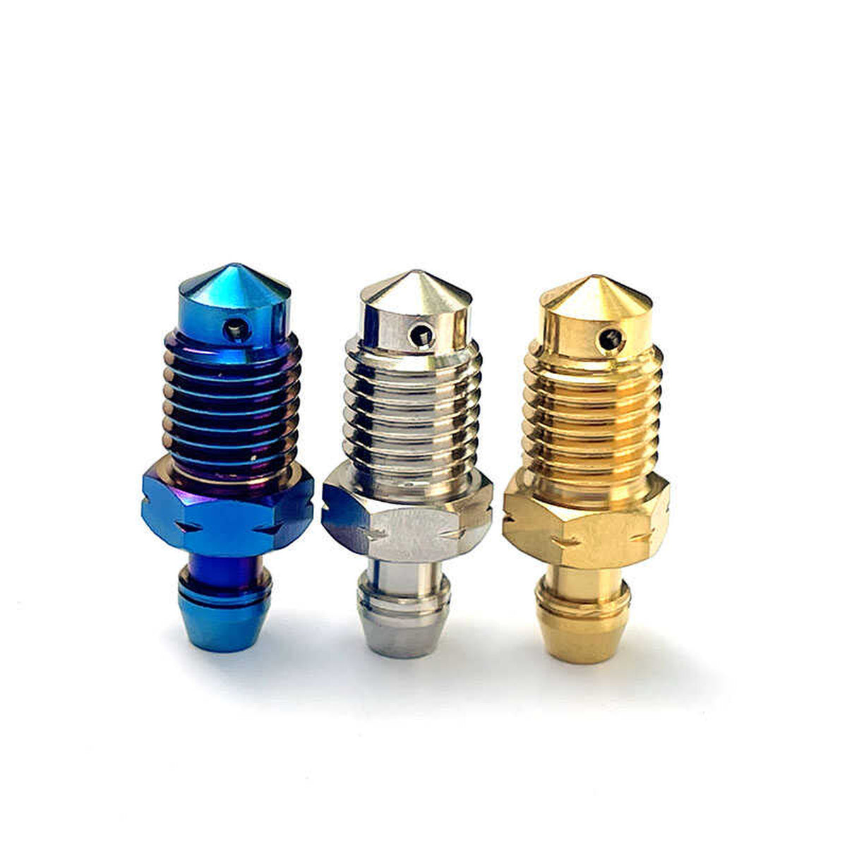 Titanium Alloy Exhaust Oil Drain Plug with Oil Hose Fitting