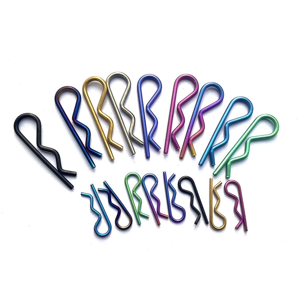 Titanium R-clip cotter pin