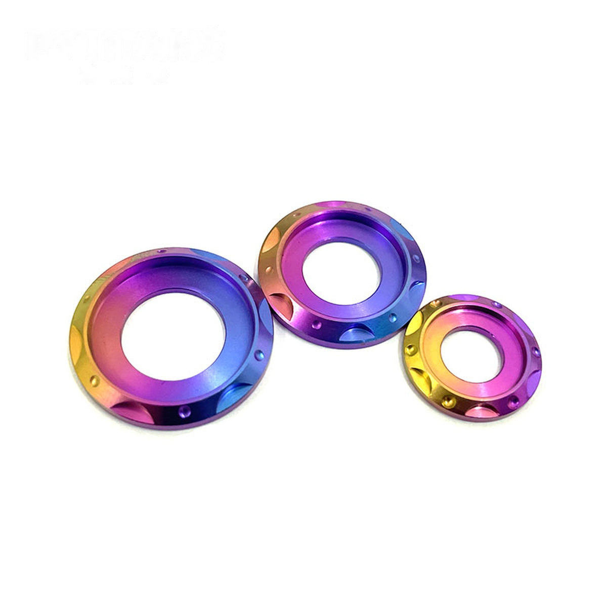 Titanium Alloy Fancy Step Washers, Screw Gaskets M6/M8/M10