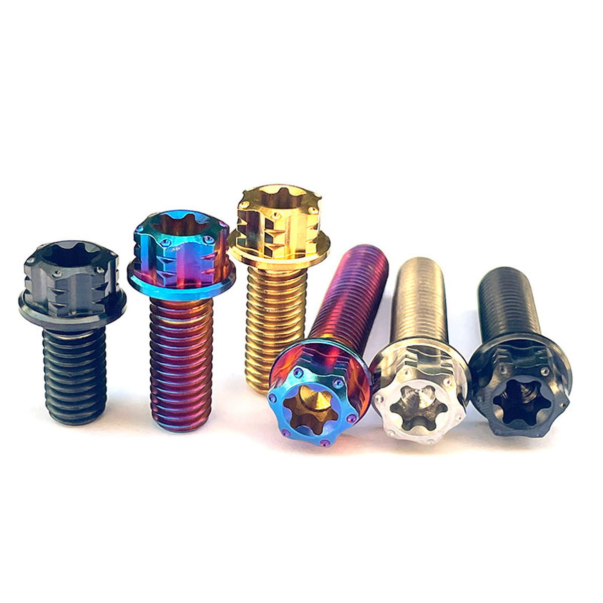M6 Titanium Flange Head Bolt for Motorcycle Brake Caliper