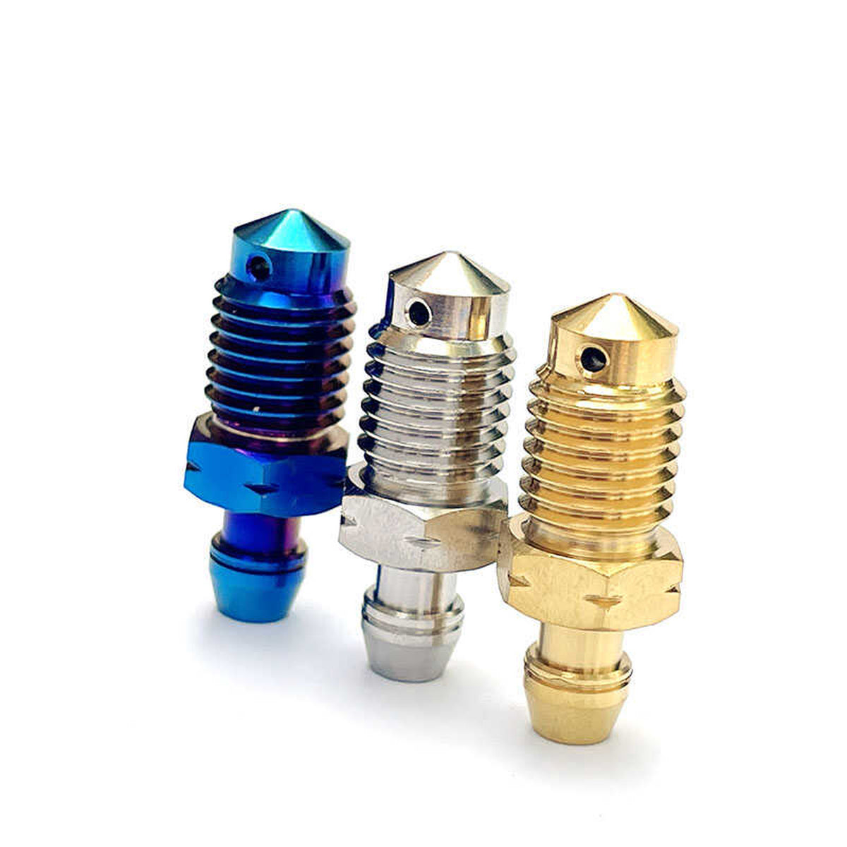 Titanium Alloy Exhaust Oil Drain Plug with Oil Hose Fitting