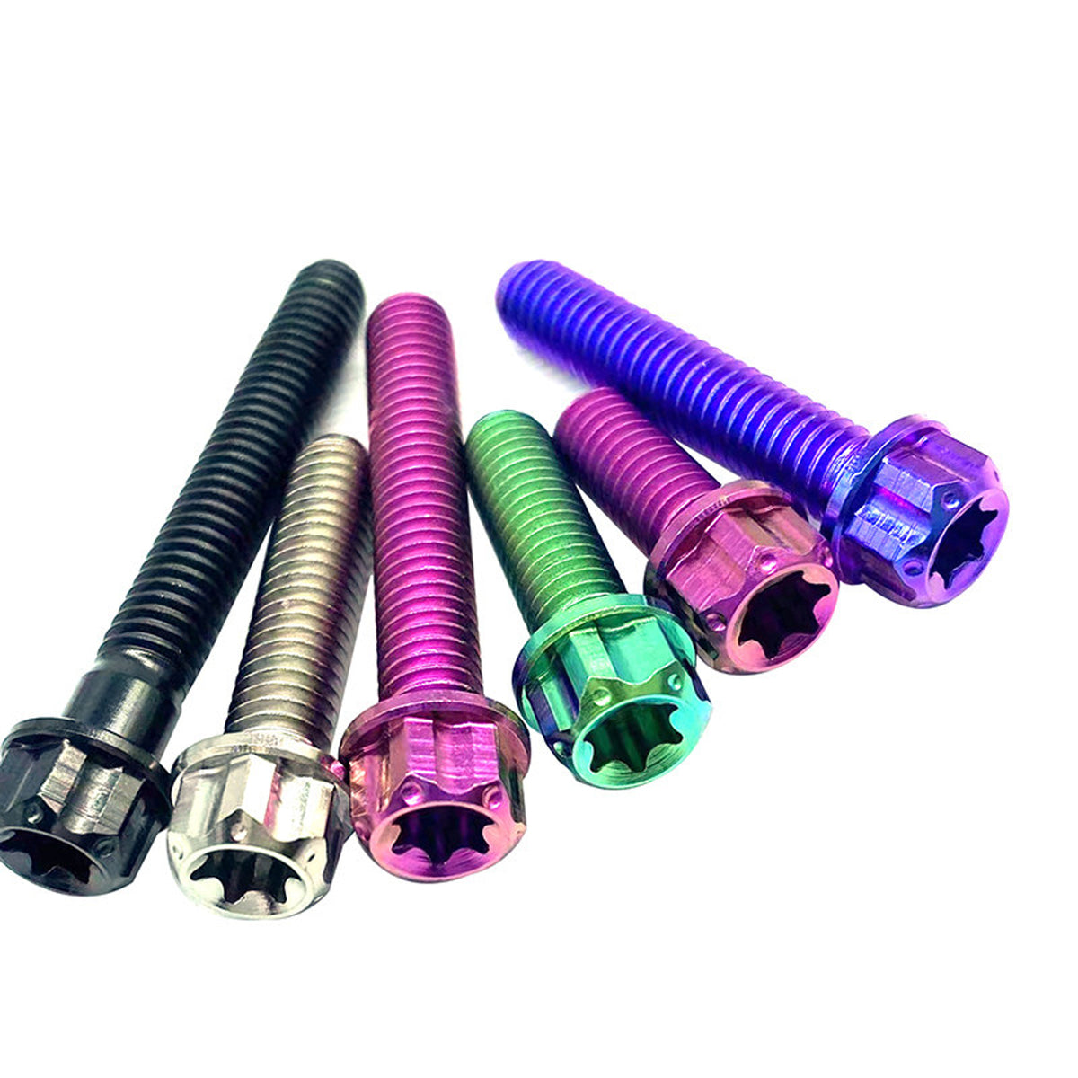M6 Titanium Flange Head Bolt for Motorcycle Brake Caliper
