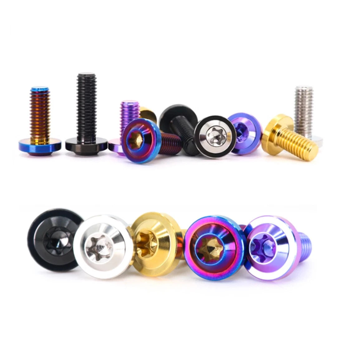 M6 Titanium T30 Torx Motorcycle Bolts